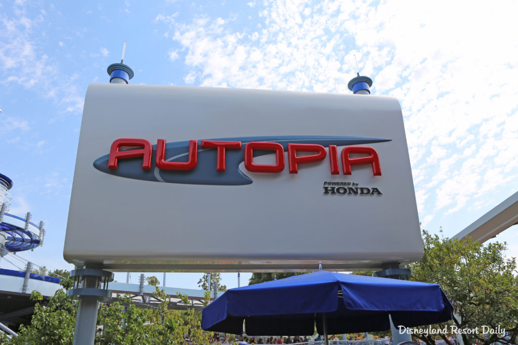 Autopia Attraction - Tomorrowland - Disneyland Park