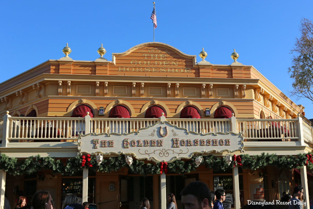 The Golden Horseshoe Dining & Restaurants Disneyland Park
