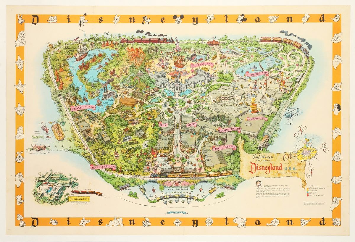 Disneyland Wall Maps | Disneyland Park