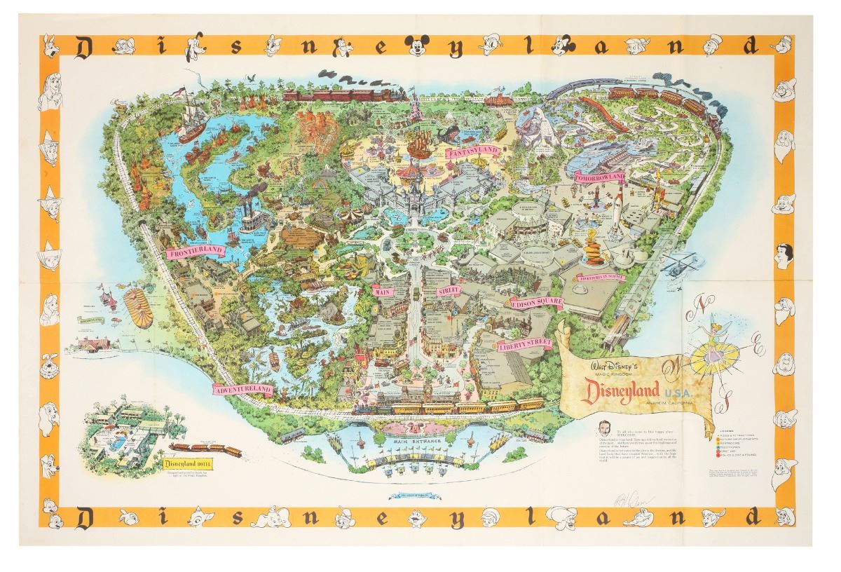 Disneyland Wall Maps | Disneyland Park